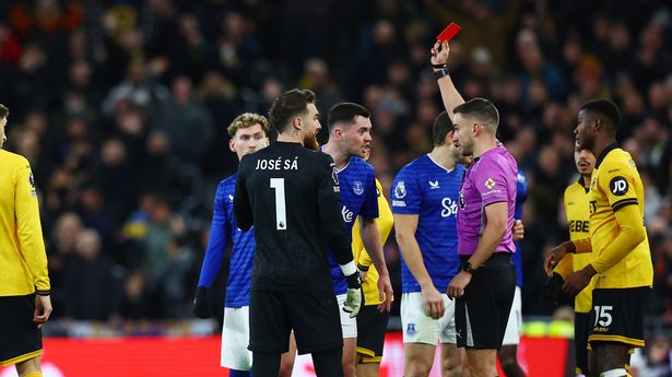 Everton Frustrated as Keane Red Card Appeal Is Rejected